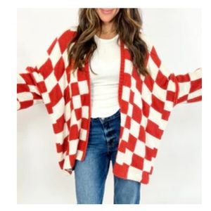 Talulah Oaklee Checkered Cardigan